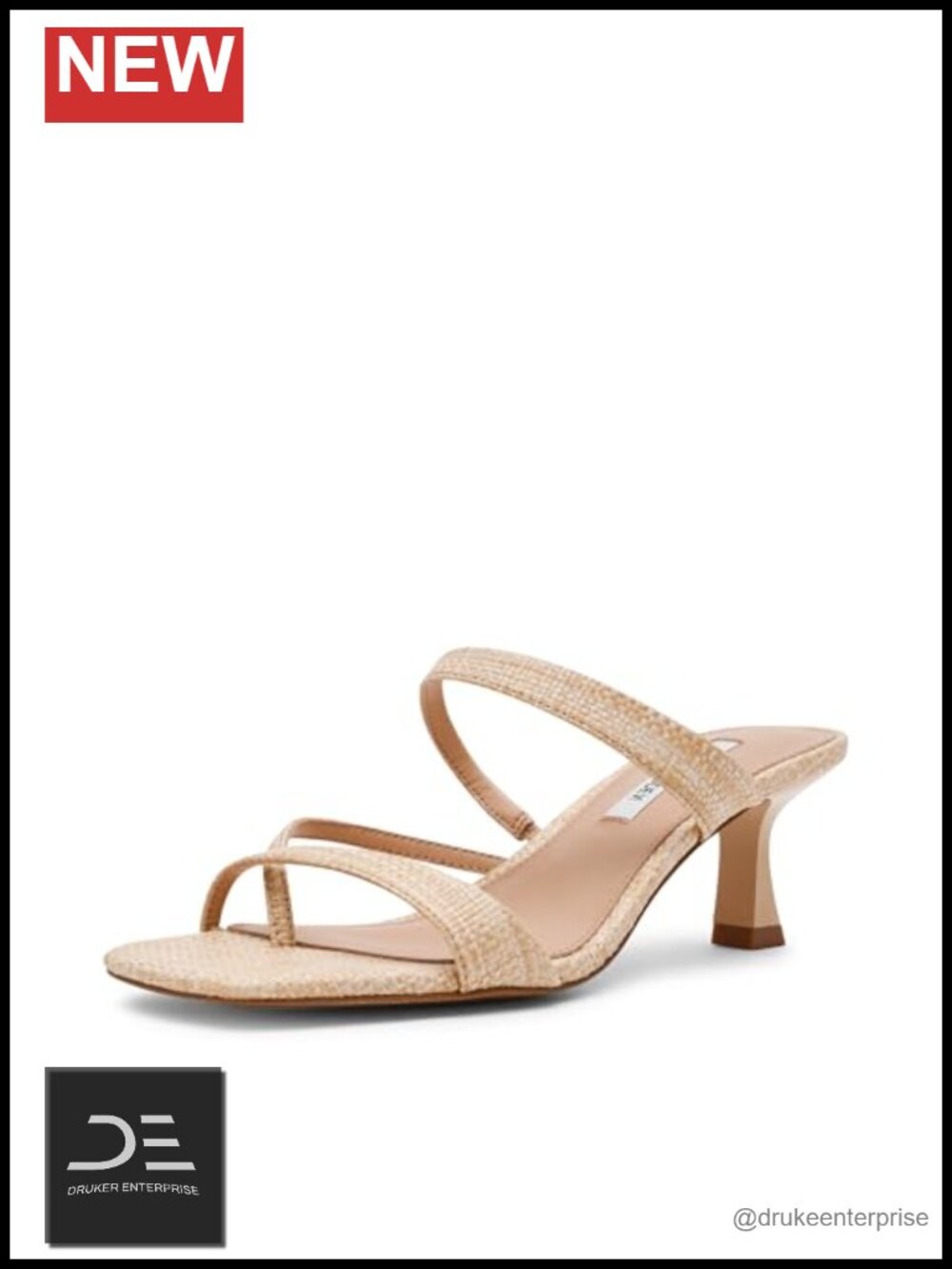 Ajay Women's Heeled Sandal Strappy Ankle Strap Dress Heels